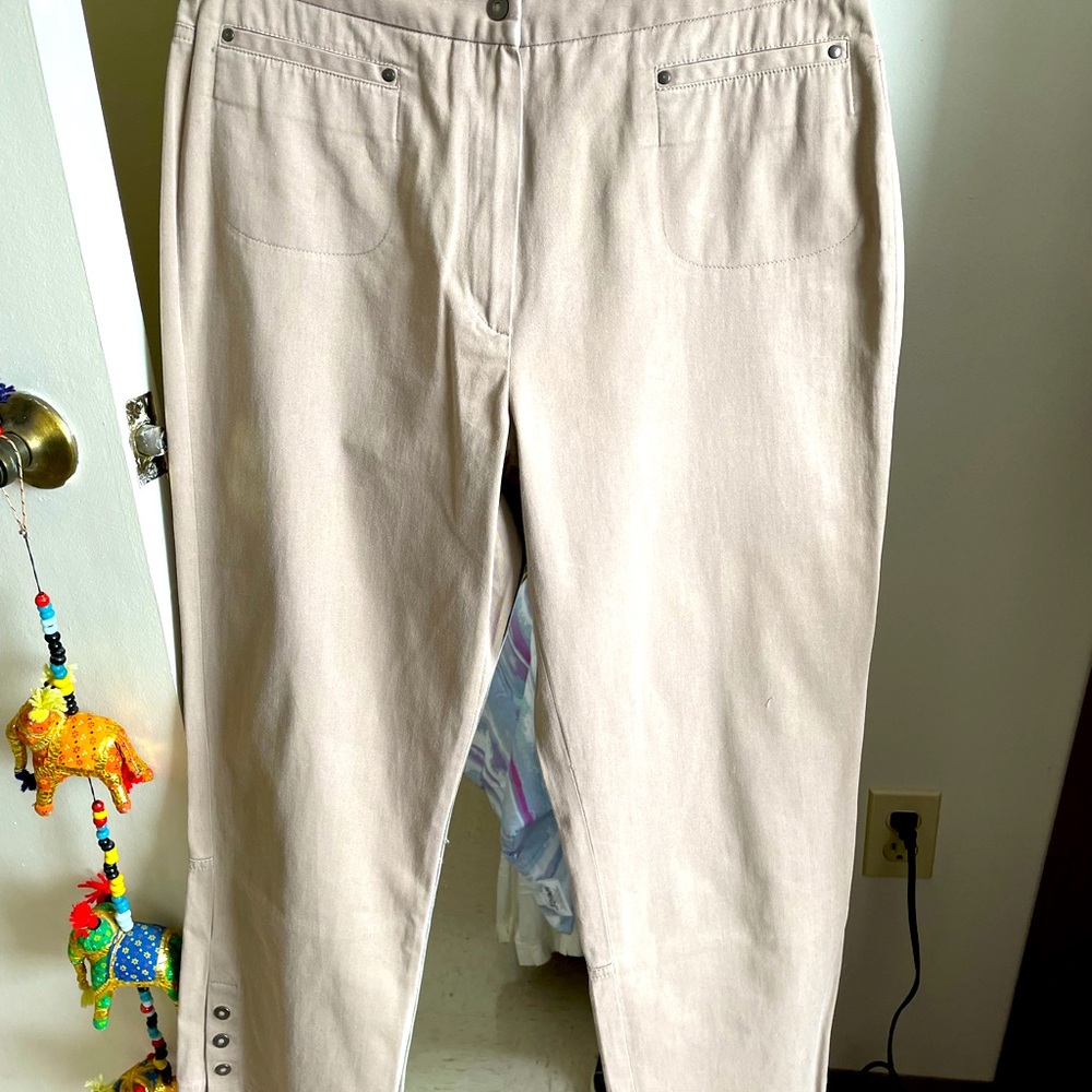 Gerard Darel taupe cropped pants
